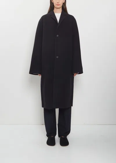 Sofie D'hoore Cebu Woollen Double Faced Blanket Coat In Midnight