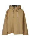 Sofie D'hoore Cardiff Rev Hooded Parka In Beige