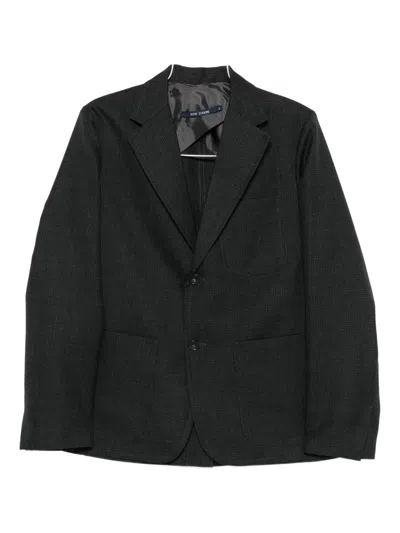 Sofie D'hoore Checked Wool Blazer In Black