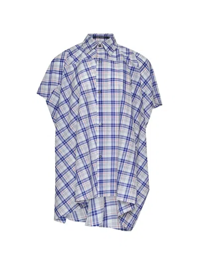 Sofie D'hoore Check-pattern Shirt In Blue