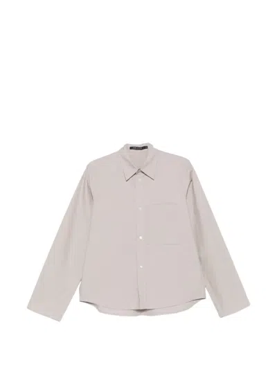Sofie D'hoore Chest-pocket Button-up Shirt In Gray