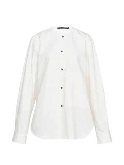 Sofie D'hoore Chest-pocket Long-sleeve Blouse In White