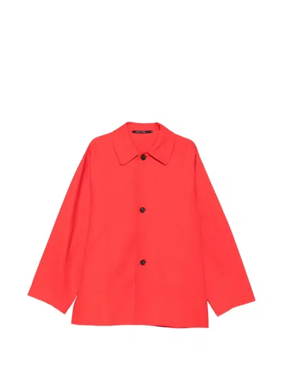 Sofie D'hoore Cima Single-breasted Oversized Jacket In Red