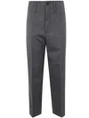 Sofie D'hoore Classic High Waist Lined Pants In Anthracite