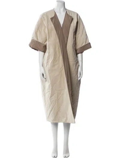 Pre-owned Sofie D'hoore Coat In Neutral
