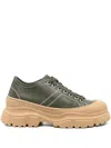 Sofie D'hoore Contrast-stitching Sneakers In Green