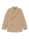 Sofie D'hoore Correggio Double-breasted Wool Coat In Brown