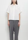 Sofie D'hoore Cotton Belem Short Sleeve Shirt In Off White
