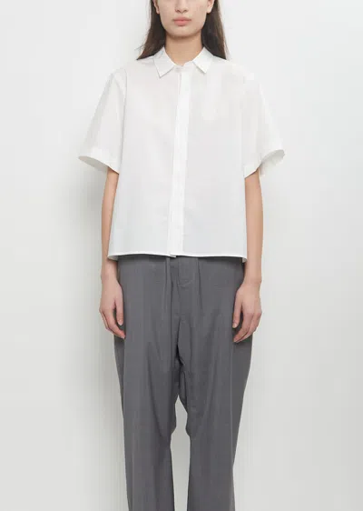 Sofie D'hoore Cotton Belem Short Sleeve Shirt In Gold