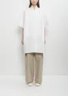 Sofie D'hoore Cotton Bremen Long Overshirt In Off White