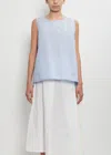 Sofie D'hoore Cotton Brody Loose Top In Sky