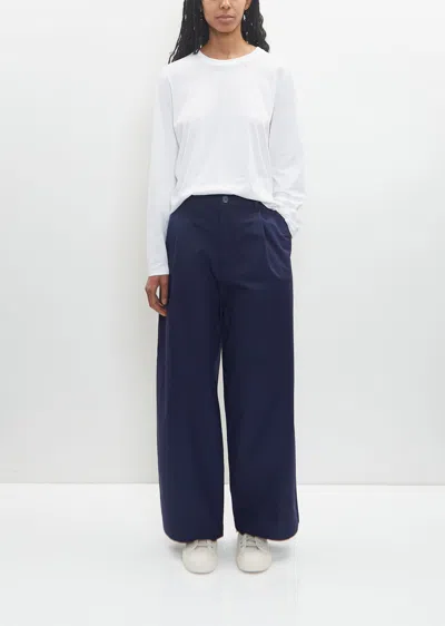Sofie D'hoore Cotton Darted Pants In Sailor