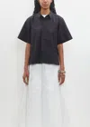 Sofie D'hoore Cotton Short Sleeve Shirt In Black
