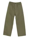 Sofie D'hoore Cotton Straight-leg Trousers In Green