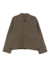 Sofie D'hoore Cox Patch-pocket One-button Jacket In Brown