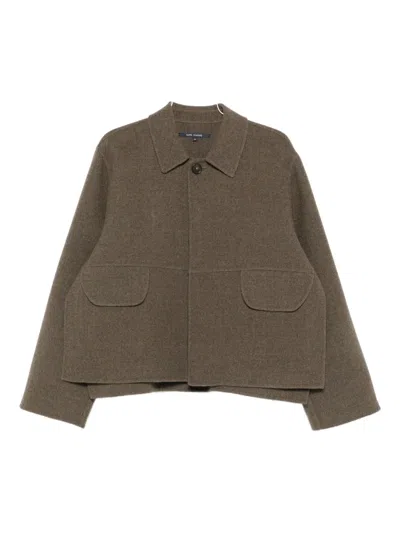 Sofie D'hoore Cox Patch-pocket One-button Jacket In Brown