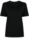 Sofie D'hoore Plain Cotton T-shirt In Schwarz