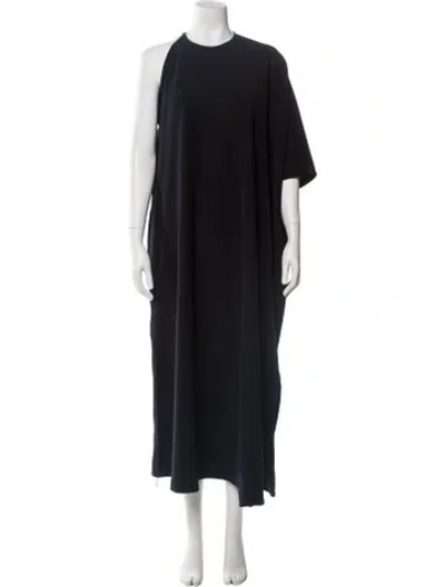 Pre-owned Sofie D'hoore Crew Neck Long Dress In Black