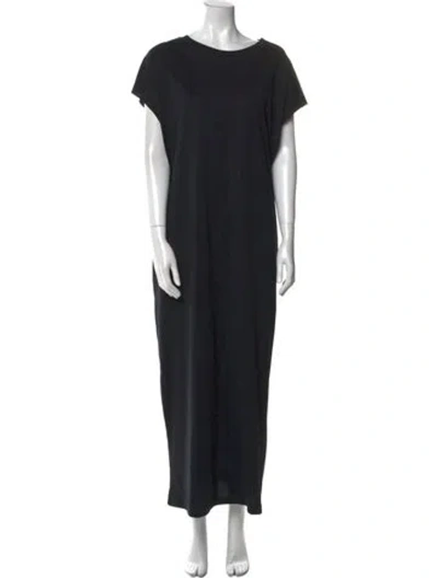 Pre-owned Sofie D'hoore Crew Neck Long Dress W/ Tags In Black