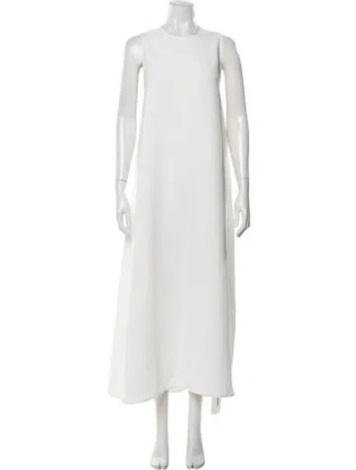 Pre-owned Sofie D'hoore Crew Neck Long Dress W/ Tags In White