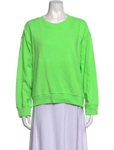 Pre-owned Sofie D'hoore Crew Neck Long Sleeve Sweatshirt In Green