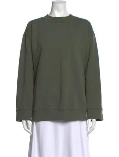 Pre-owned Sofie D'hoore Crew Neck Long Sleeve Sweatshirt In Green