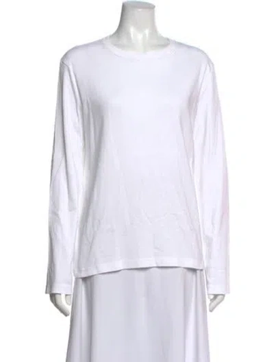 Pre-owned Sofie D'hoore Crew Neck Long Sleeve T-shirt In Neutral