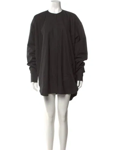 Pre-owned Sofie D'hoore Crew Neck Mini Dress In Black
