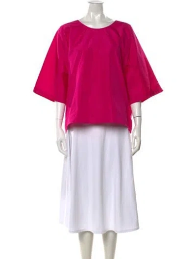 Pre-owned Sofie D'hoore Crew Neck Short Sleeve Top In Pink