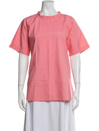 Pre-owned Sofie D'hoore Crew Neck Short Sleeve Top In Pink