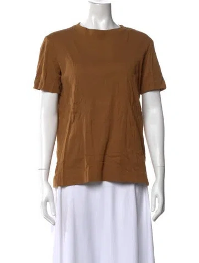 Pre-owned Sofie D'hoore Crew Neck Short Sleeve T-shirt In Brown