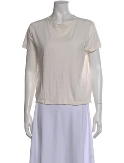 Pre-owned Sofie D'hoore Crew Neck Short Sleeve T-shirt In Neutral