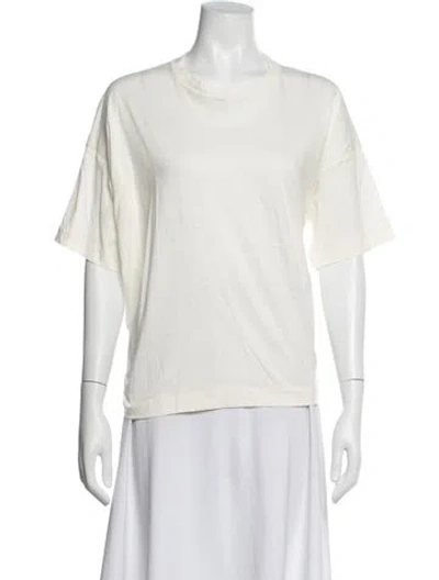 Pre-owned Sofie D'hoore Crew Neck Short Sleeve T-shirt In Neutral
