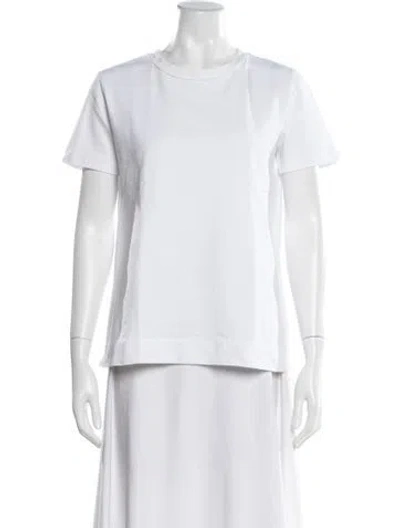Pre-owned Sofie D'hoore Crew Neck Short Sleeve T-shirt In White