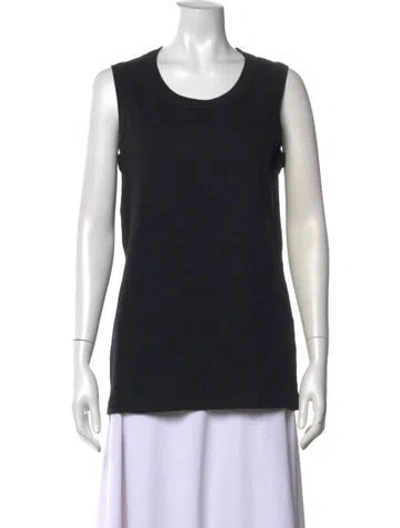 Pre-owned Sofie D'hoore Crew Neck Sleeveless Top In Black