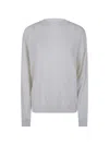 Sofie D'hoore Muscat Long Sleeve Crew Neck Pullover In Silver