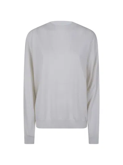 Sofie D'hoore Crew-neck Sweater In Silver
