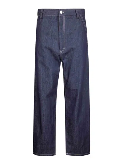 Sofie D'hoore Cropped Casual Pants In Blue