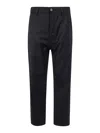 Sofie D'hoore Pipers Cotton Tapered Trousers In Grey
