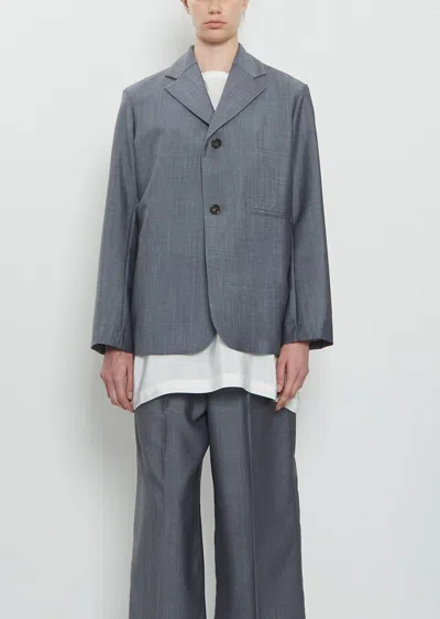 Sofie D'hoore Cyrano Wool Blazer In Gray