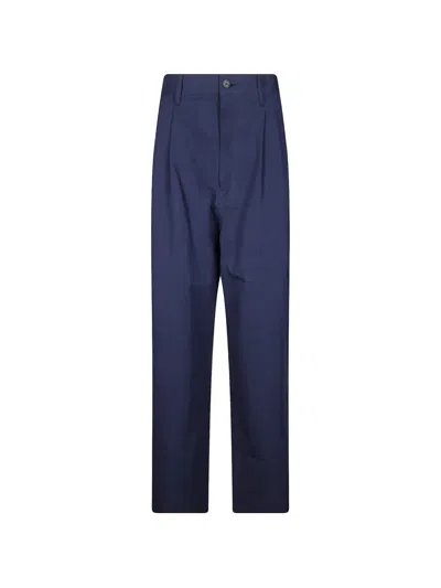 Sofie D'hoore Darted Loose-fit Trousers In Blue