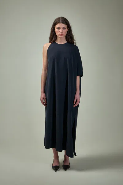 Sofie D'hoore David Powi One Sleeve Trapeze Dress In Blue