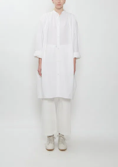 Sofie D'hoore Demba Brushed Cotton Voile Dress In White