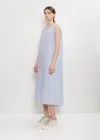 Sofie D'hoore Deva Cotton Dress In Blue