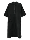 Sofie D'hoore Dolci Zip-front Dress In Black