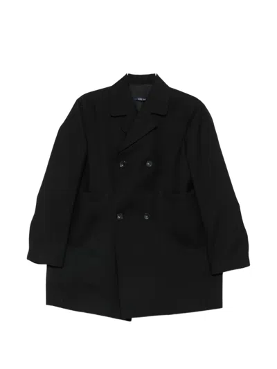 Sofie D'hoore Double-breasted Notch-lapel Coat In Black
