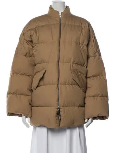 Pre-owned Sofie D'hoore Down Coat In Neutrals
