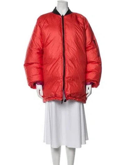 Pre-owned Sofie D'hoore Down Coat In Orange