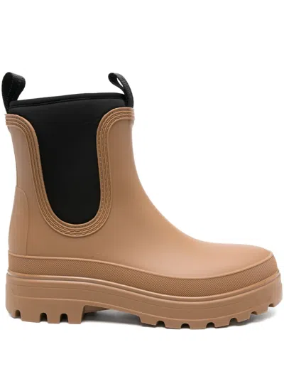 Sofie D'hoore Elastic-panel Pull-on Boots In Brown