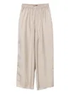 Sofie D'hoore Elastic-waist Palazzo Pants In Neutral
